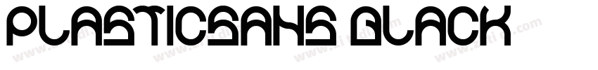 PlasticSans Black字体转换